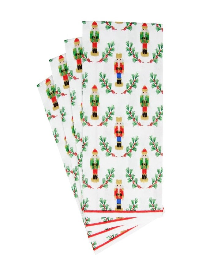 Caspari Little Nutcracker Guest Towel Napkins - 15 Per Package - Image 2